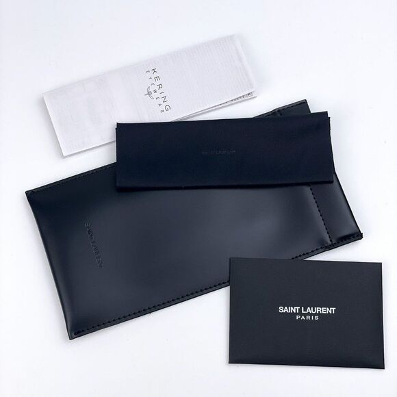 Saint Laurent SLM33/F 001 BRAND NEW Eyeglasses Cat Eye Black Women - Picture 9 of 9